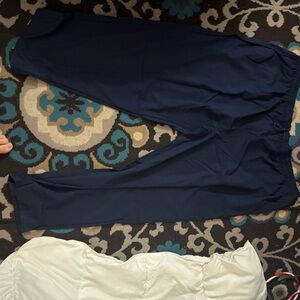 Navy Blue Casual Pants